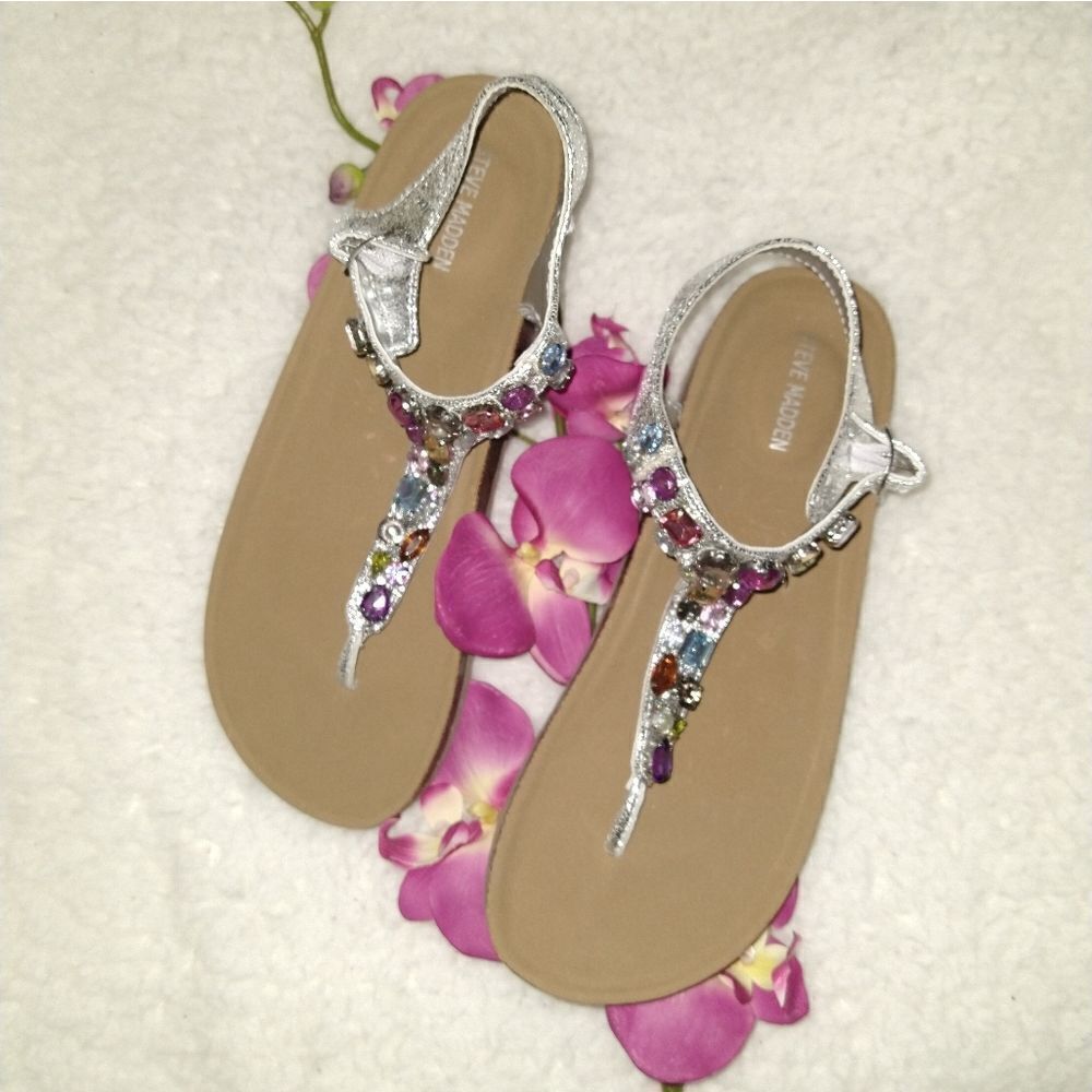 Steve Madden Big Kid's Jstunned Sandals